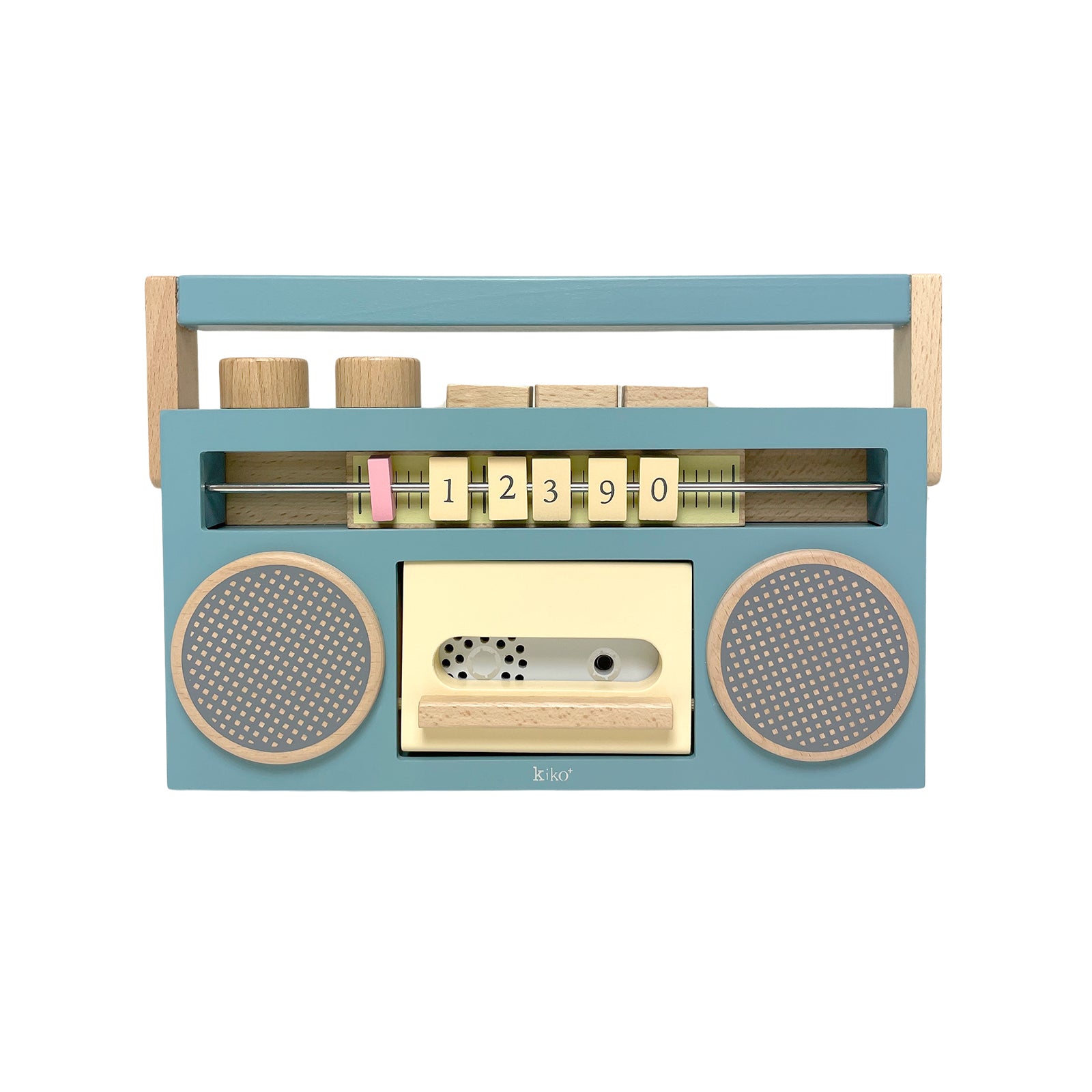 kiko retro wooden tape recorder with live record