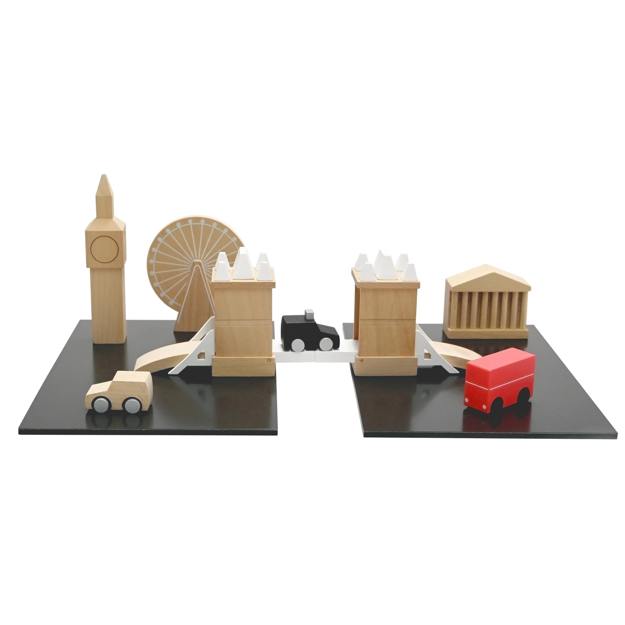 machi tiny wooden town - (London) NEW SUPER SET