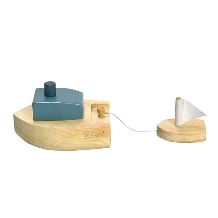 ofune wind up Hinoki boat